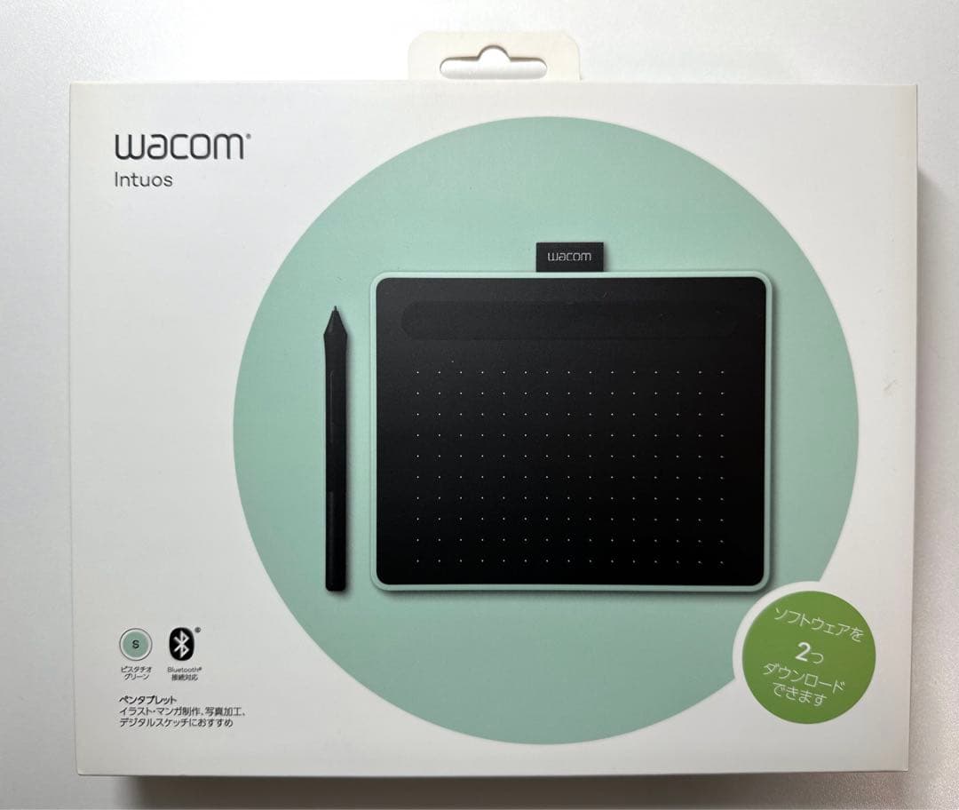 WACOM ペンタブレット ピスタチオグリーンIntuos CTL-4100WL