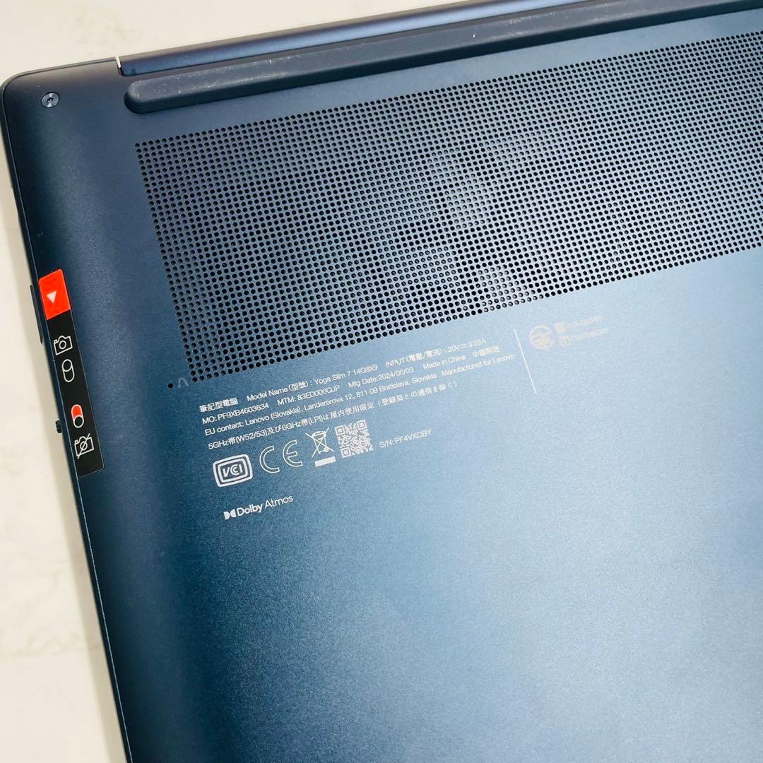 Windowsノート本体 Lenovo Yoga Slim7 14Q8X9 XE78100 32GB 1T