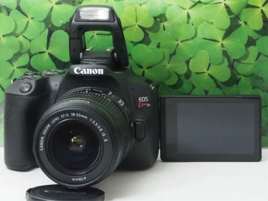 【美品】スマホへ転送可能❤️神コスパ キャノンKissX10❤️標準レンズセット