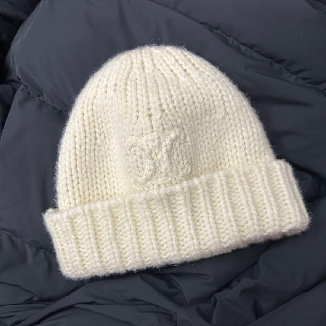 CELINE トリオンフ ニット帽 / シームレスカシミア