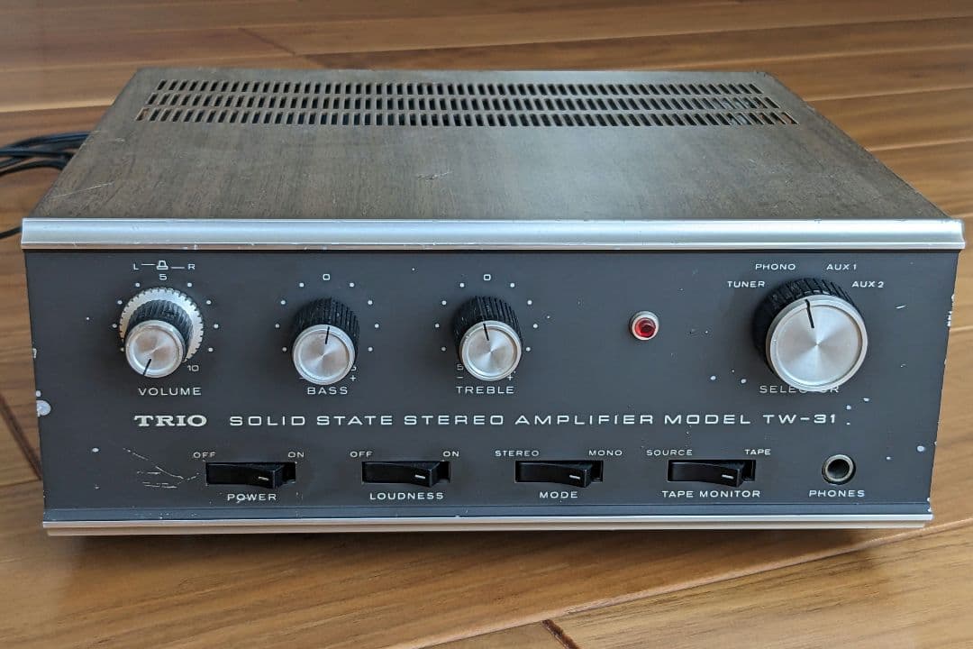 TRIO プリメインアンプ TW-31 動作良好