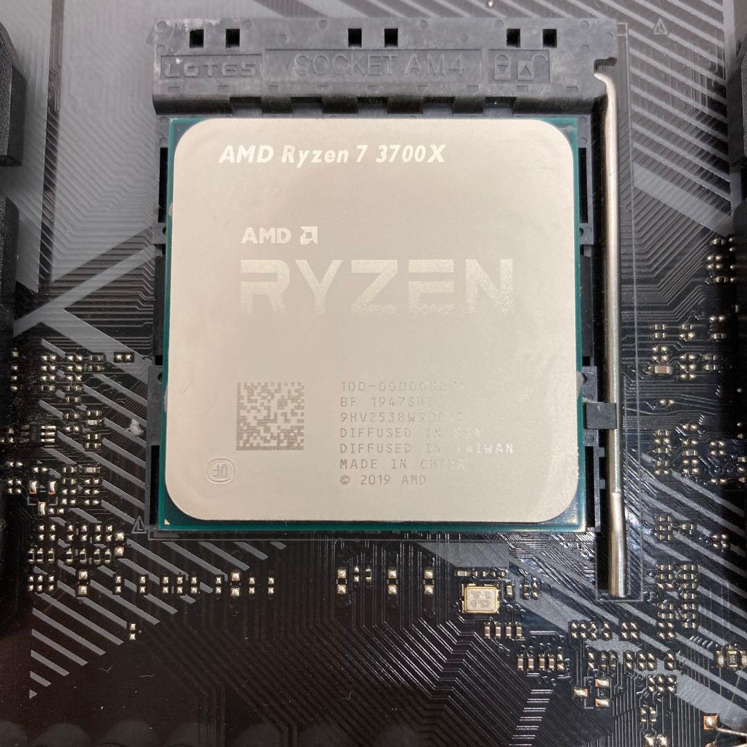 Ryzen7 3700X・PRIME B450M-A CPUマザーボードセット