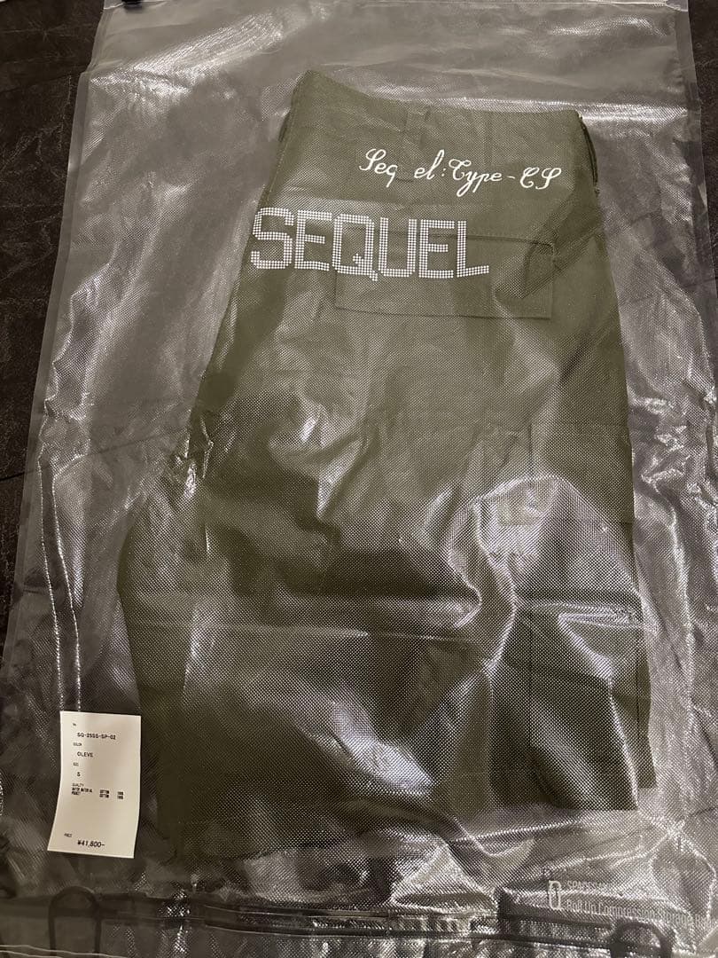 鳥*様 Sequel カーゴショーツ オリーブ メーカー完売品、Sサイズ新品