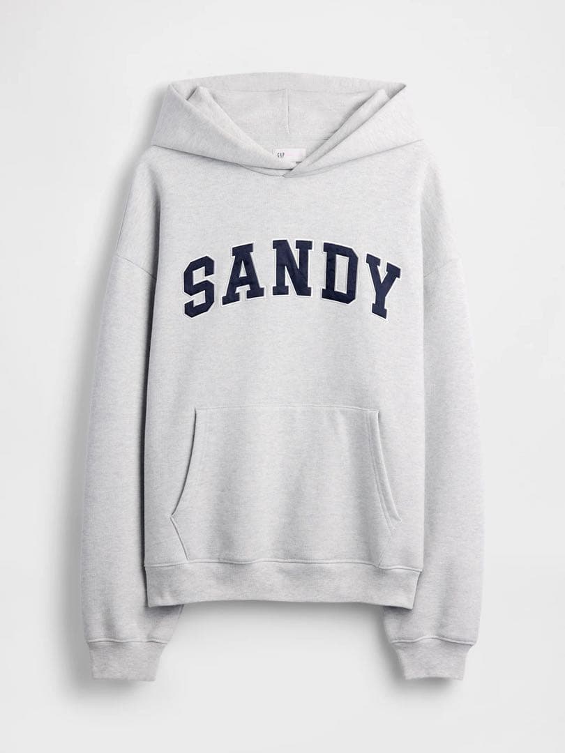 GAP×Sandy Liang オーバーサイズフーディ グレー　S