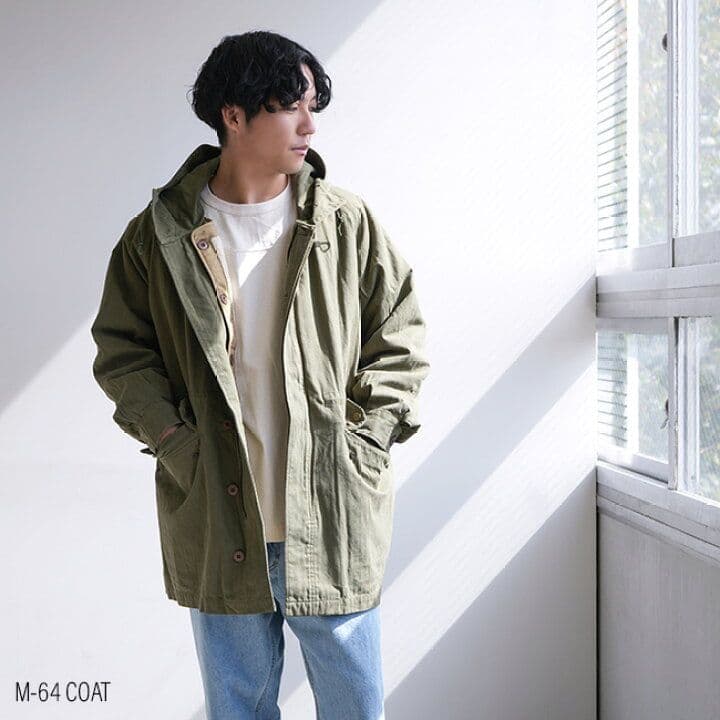 モンケメル ミリタリーコート ライナー取り外し可能 3WAY M64 PARKA