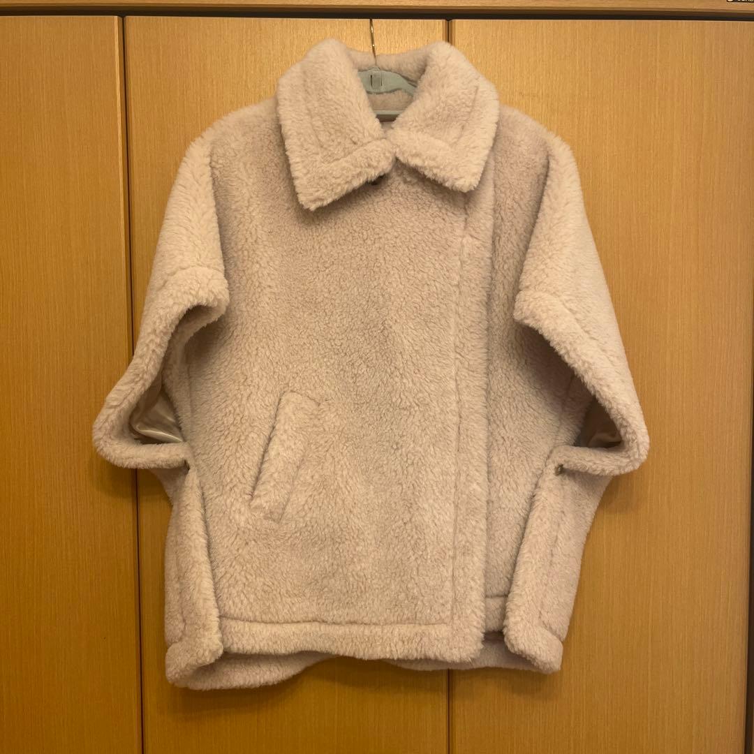 テディ風　ポンチョコート　maxmara好きな方に