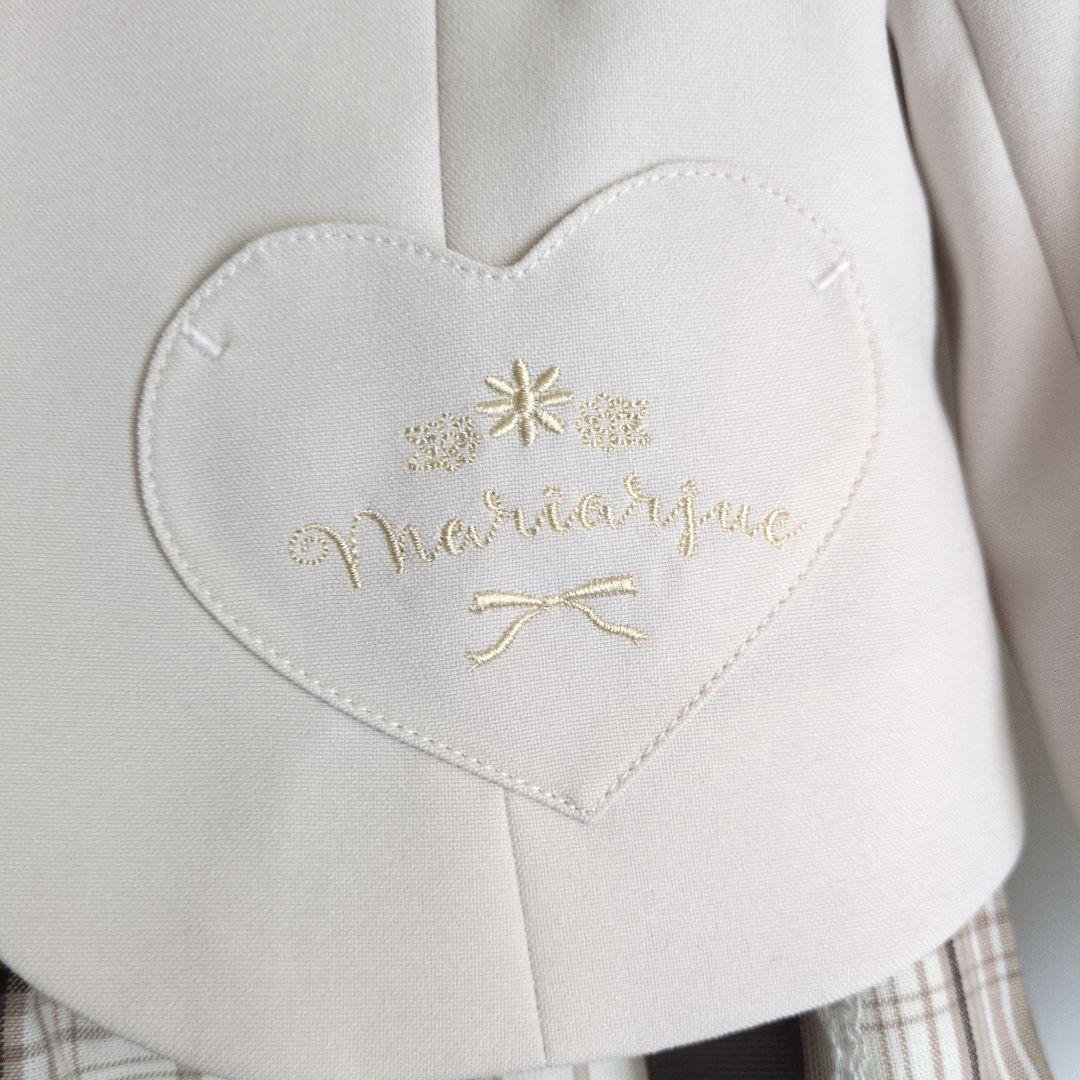 【新品】ハートポケットジャケット三点スーツ キッズ 女の子 フォーマル