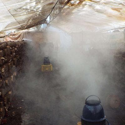 遠心式加湿器MT5500型　3,500cc/時の大噴霧量