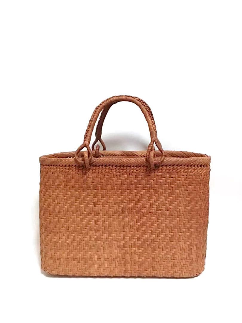 山葡萄バッグ円形高級極細網代