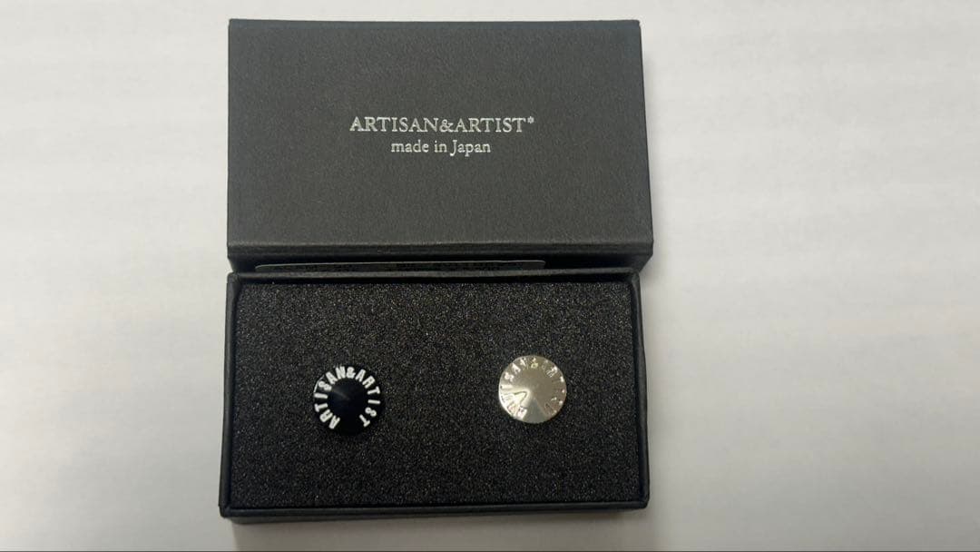 未使用　アルチザン&アーティスト　ライカ　レリーズボタン　ブラック&シルバー