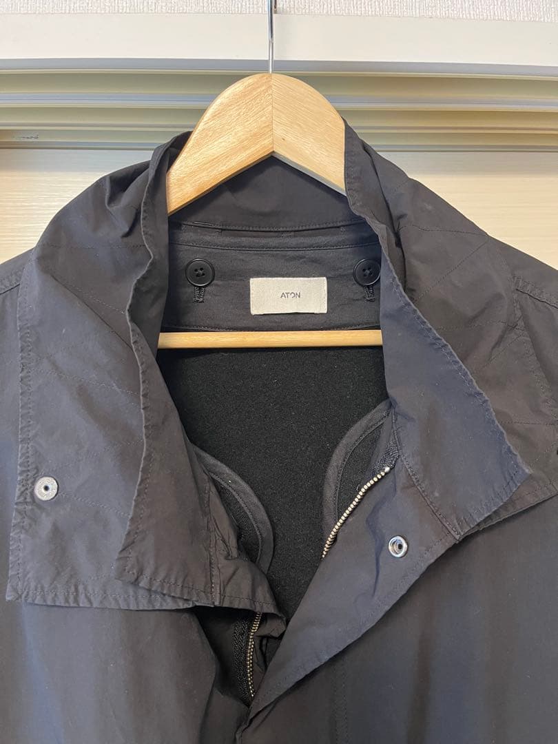 ジャケット・アウター AIR VENTILE SHORT MODS COAT ATON black