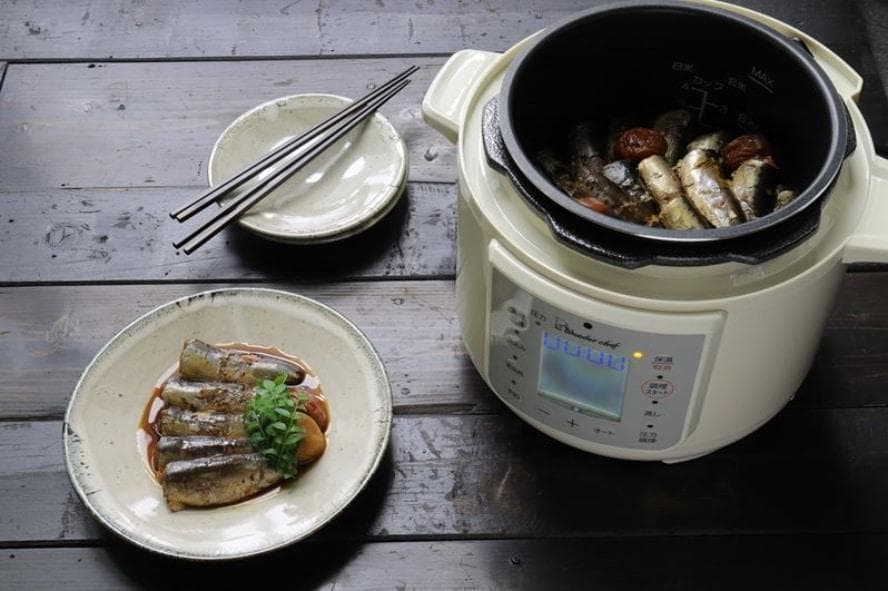 ワンダーシェフ マイコン 電気圧力鍋 4L 楽ポンヌージュ ホワイト 白色