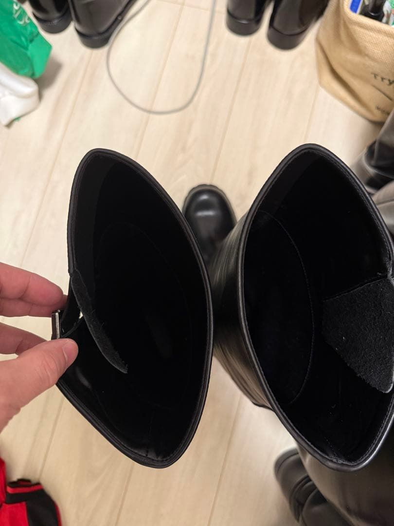 メンズ　ロングブーツ　乗馬、コスプレ、本革　レザー　エンジニアブーツ　日本軍