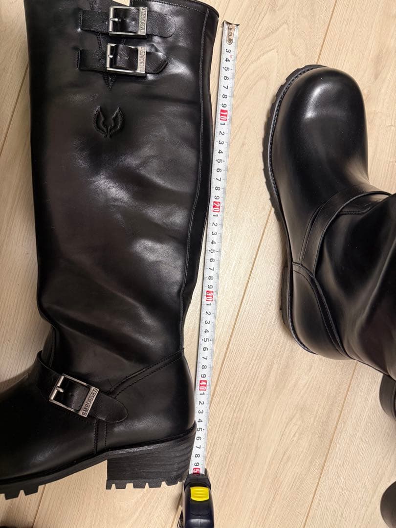 メンズ　ロングブーツ　乗馬、コスプレ、本革　レザー　エンジニアブーツ　日本軍