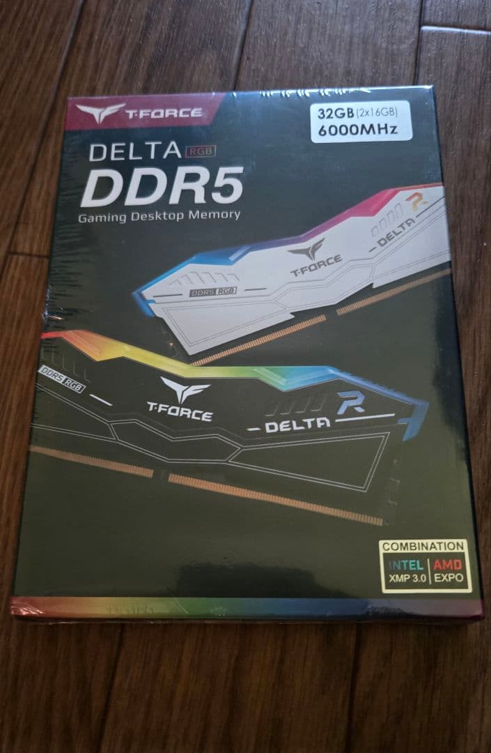 メモリー T-FORCE DELTA DDR5 32GB 6000 Mhz