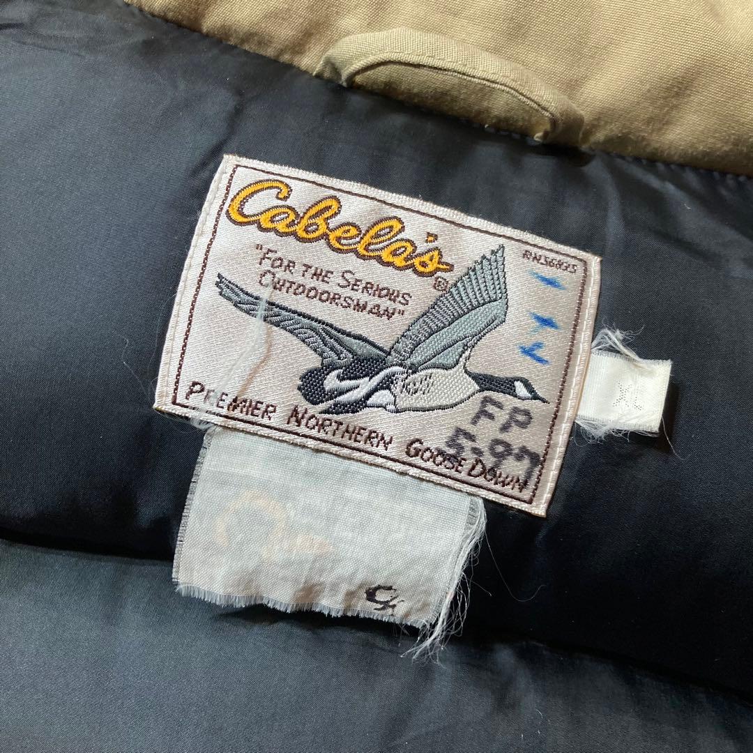90s cabela’s カベラス　ダウンベスト　グースダウン　アウトドア