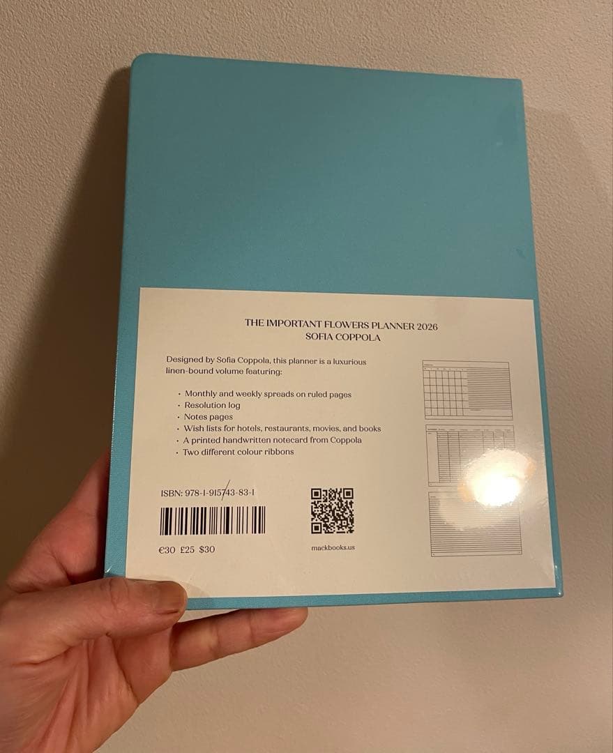ソフィア.コッポラ　スケジュール帳　新品未使用