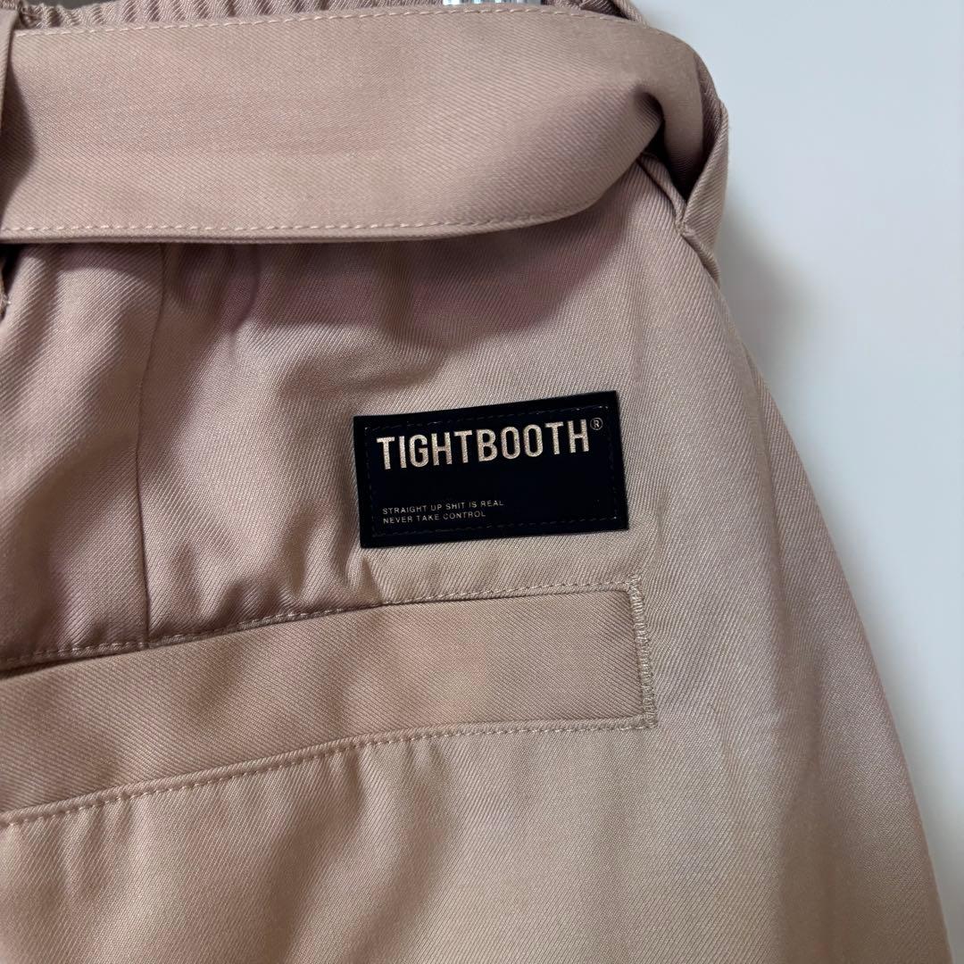 TIGHT BOOTH BAGGY SLACKS ベージュ タイトブース パンツ