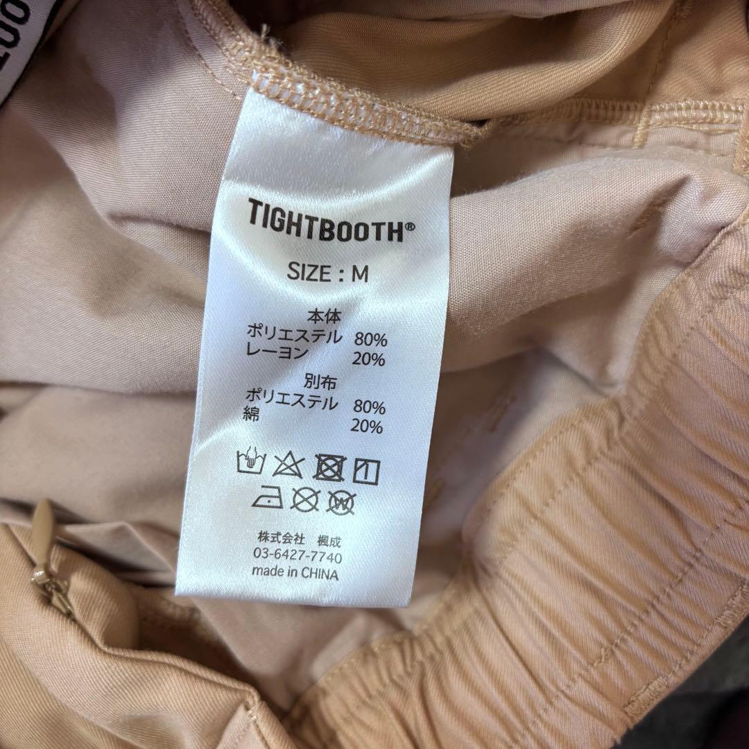 TIGHT BOOTH BAGGY SLACKS ベージュ タイトブース パンツ