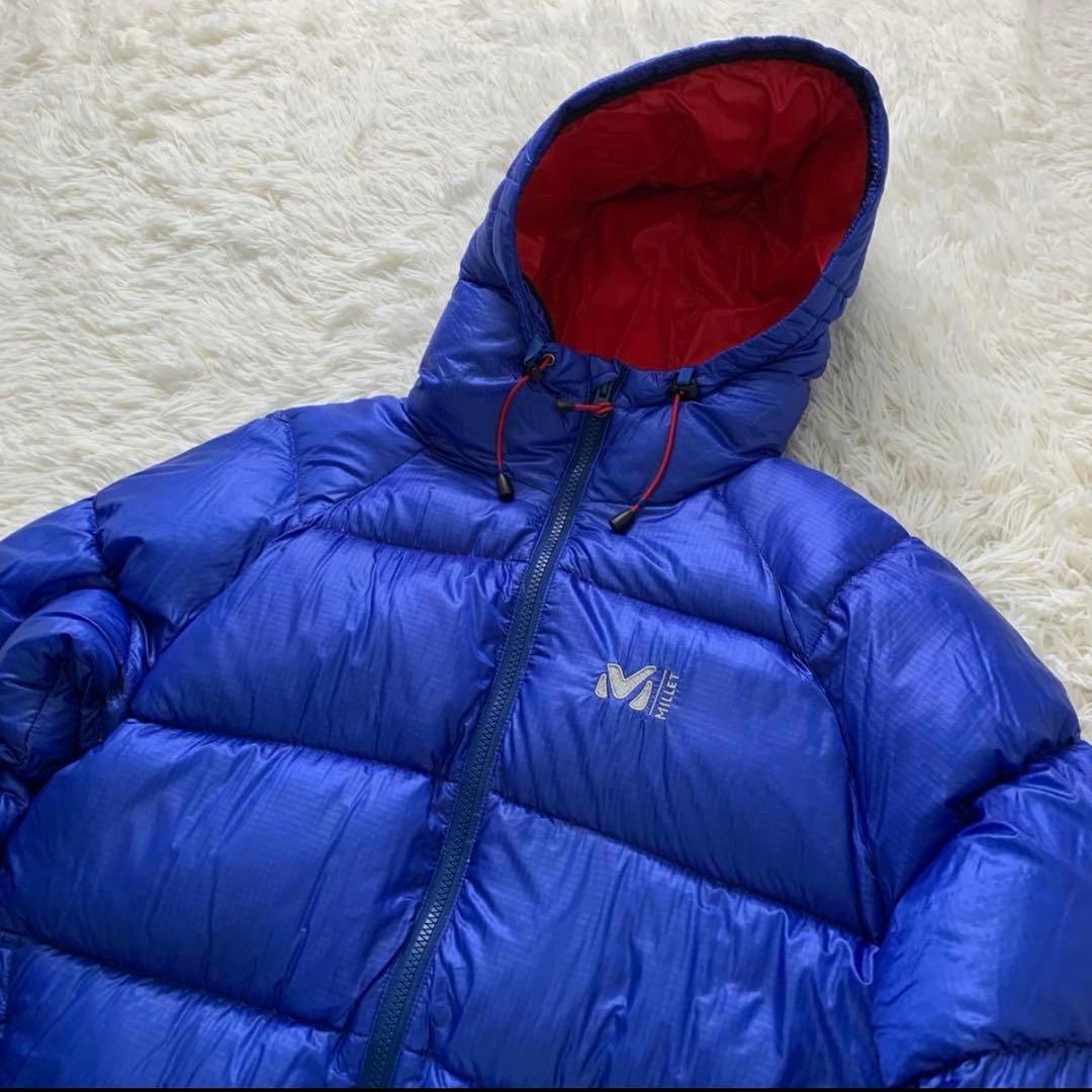美品■MILLET ダウンジャケット アルパイン　ブルー L