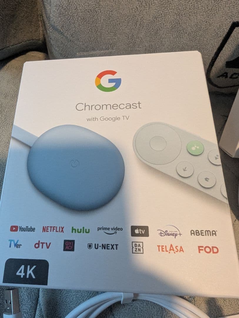 Google Chromecast with Google TV 4K　美品