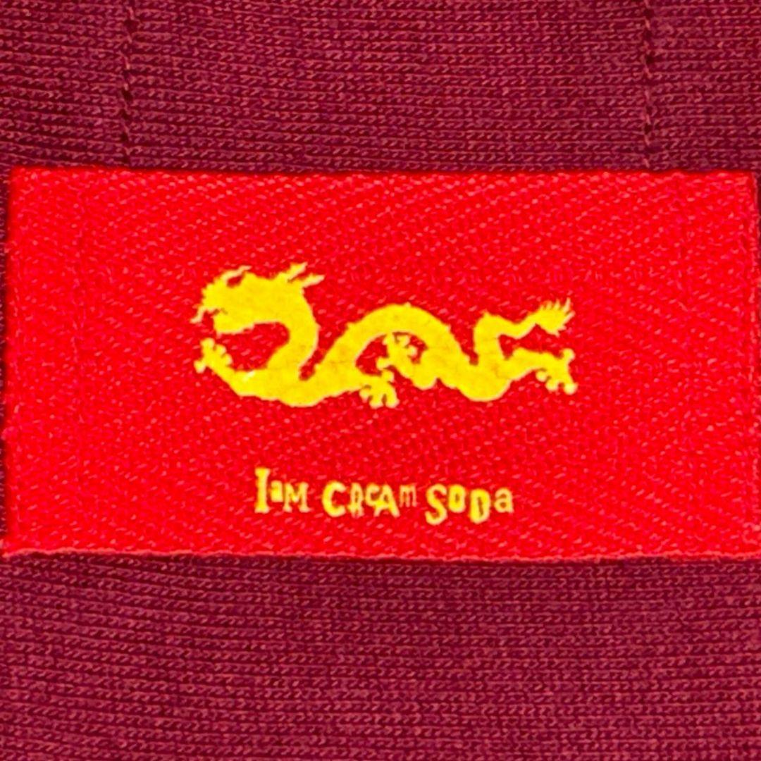クリームソーダ creamsoda ピンクドラゴン 髑髏 スエット トレーナー