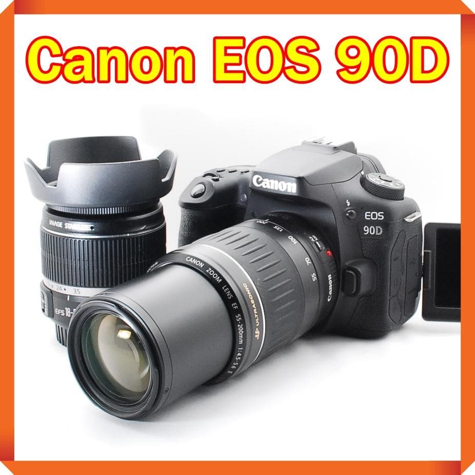 ✨使用回数僅か Canon EOS 90D 一眼レフ カメラ スマホ転送