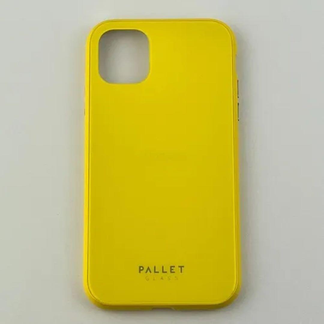 新品 iPhone 11 ガラスハイブリッドケースイエロー スマホケース Y3
