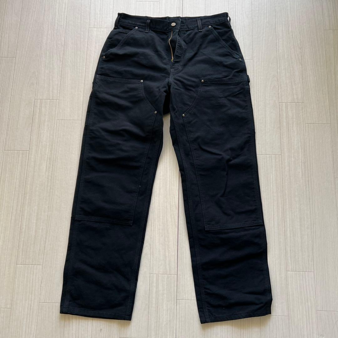 j*o様 Carhartt ダブルニー　ペインターパンツ　黒 34×32