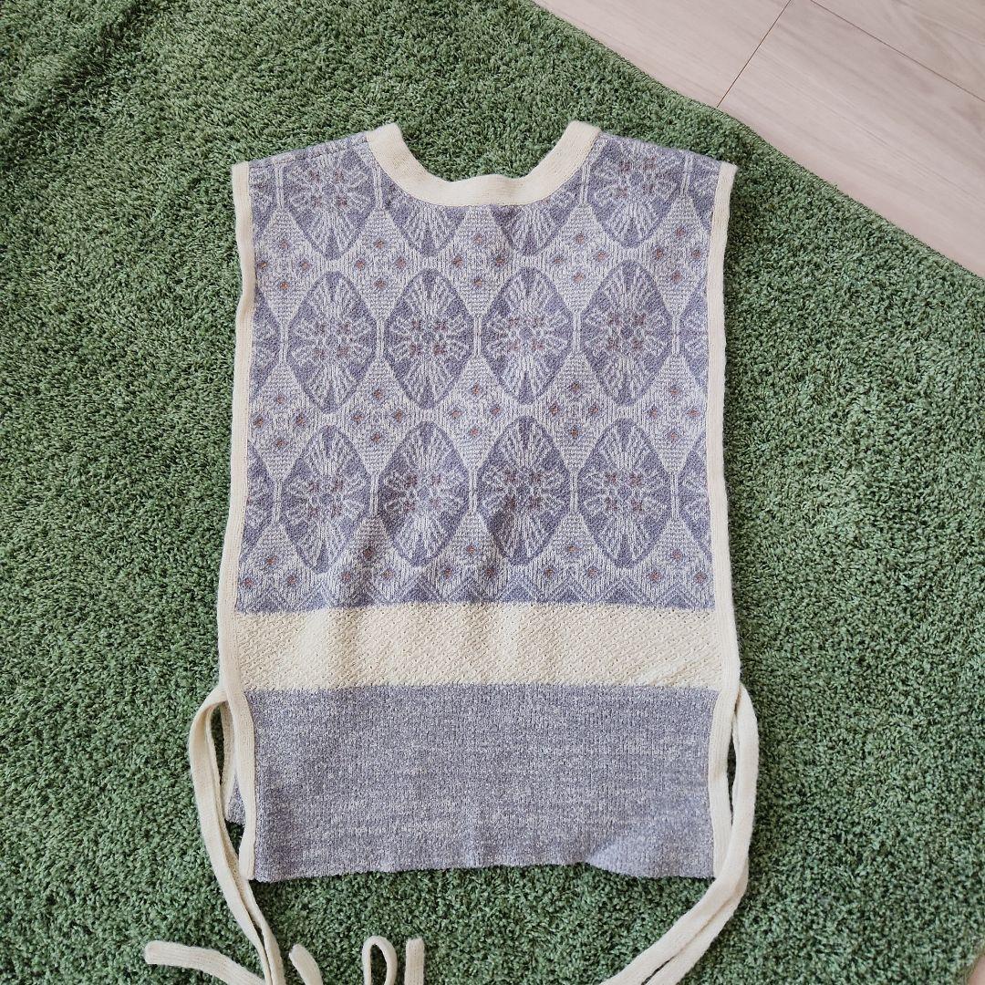 nitcaオーバルトライアングルジャガード ベスト