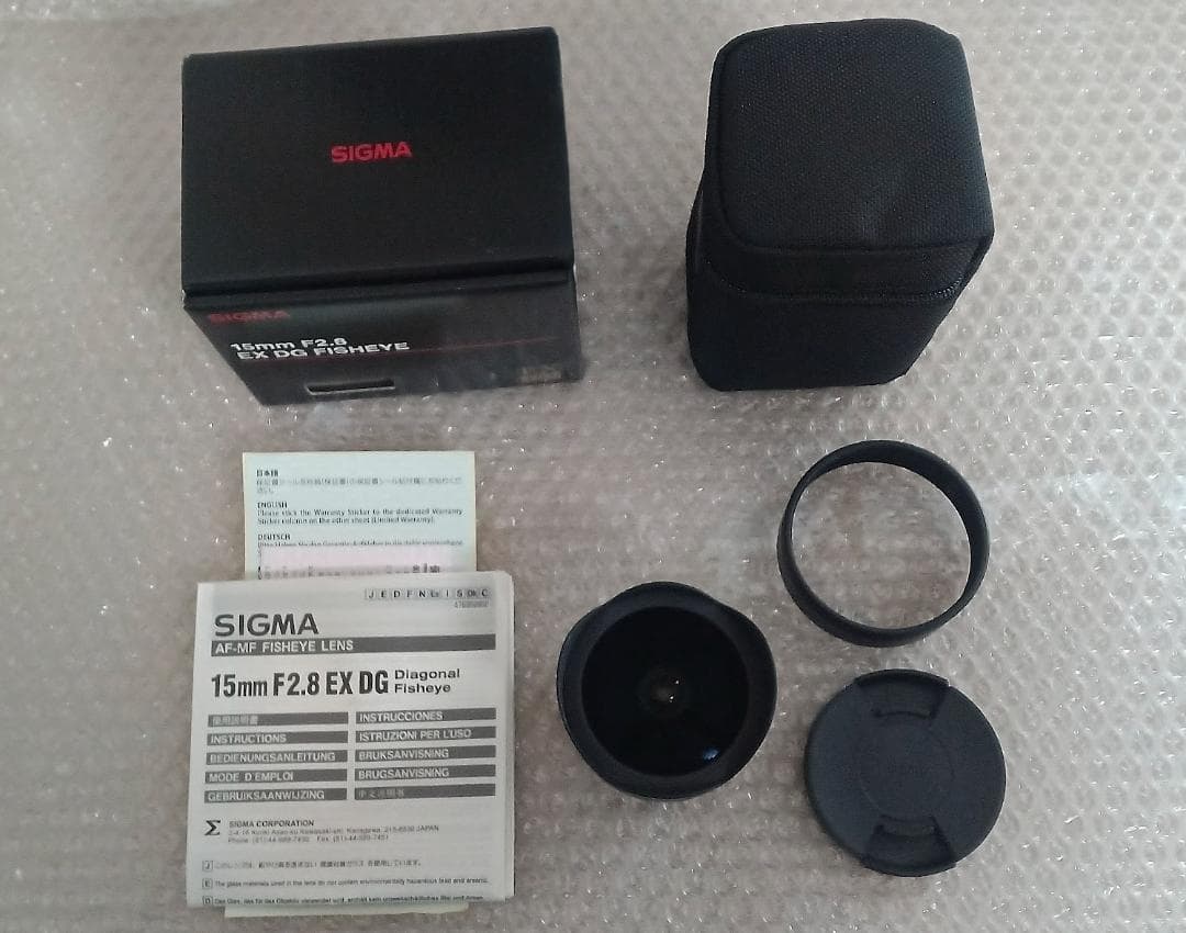 ■極美品　SIGMA 15mm F2.8 EX DG フィッシュアイレンズ