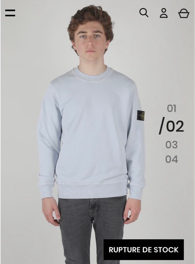 希少カラーSTONE (ストーンアイランド) スウェットXL