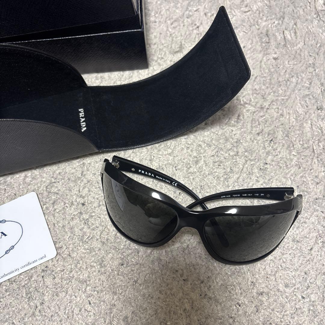 真*ル様 PRADA SPR 10S ブラック サングラス