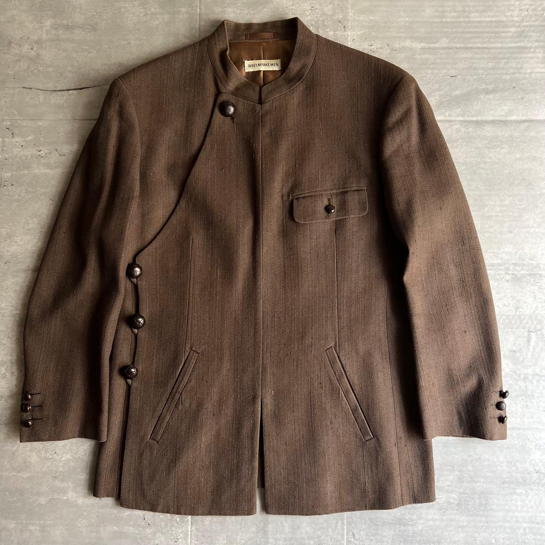 ISSEY MIYAKE MEN　97年　激レアデザイン　ノーカラージャケット