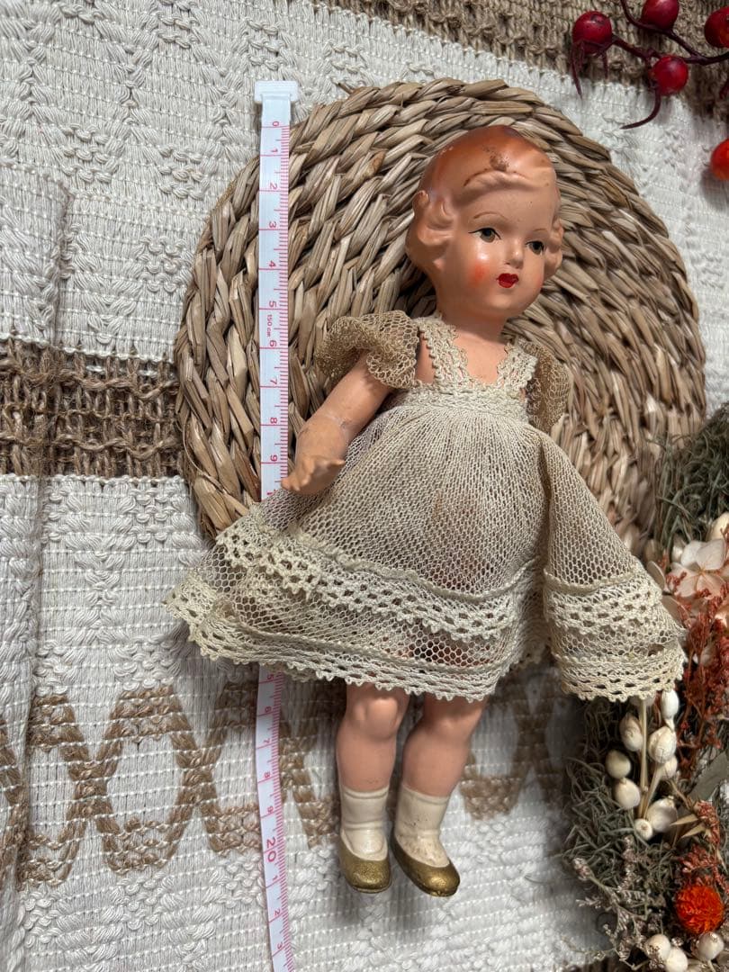 ドイツ　ECW社　アンティークドール