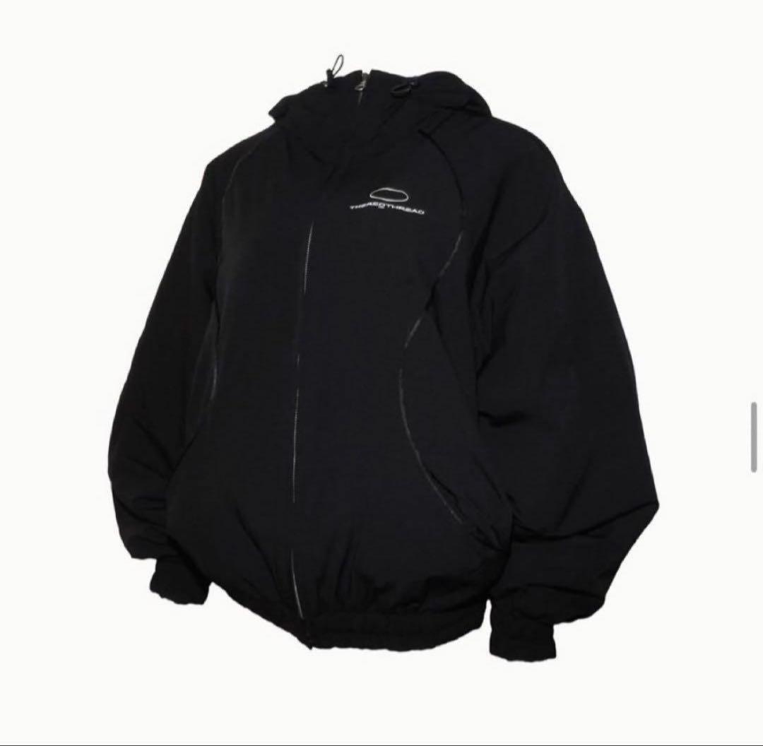 ジャケット・アウター theredthread S flip nylon jacket (black)