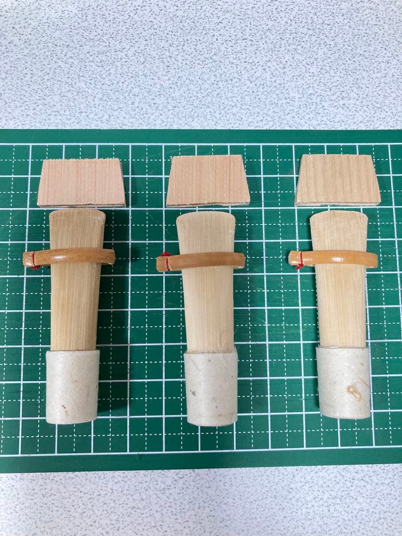 篳篥リードすぐ鳴る5本