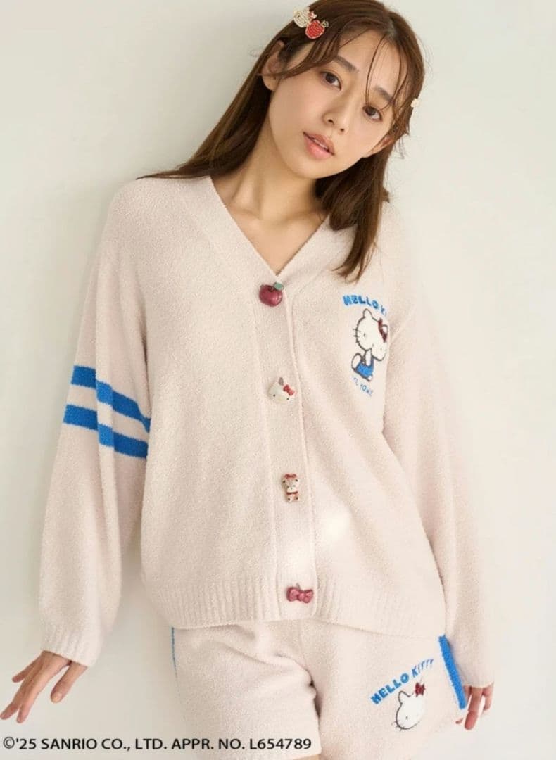 スナイデルホーム【HELLO KITTY】ニットカーディガン