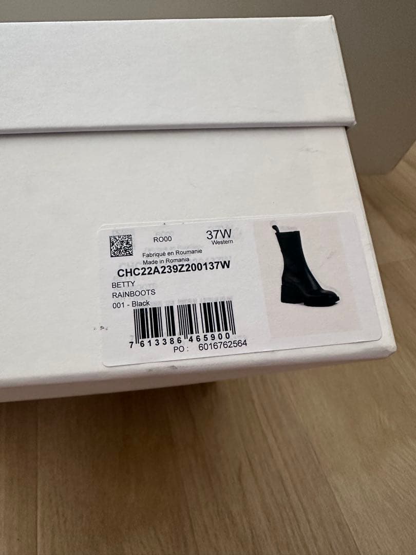 本日限定値下（箱、保管袋あり）Chloe クロエ 黒 長靴 37