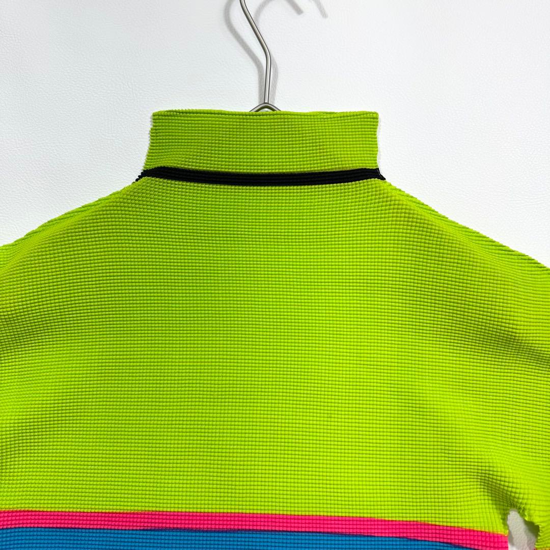 【美品】me ISSEY MIYAKE カットソー ワッフルプリーツ ハイネック