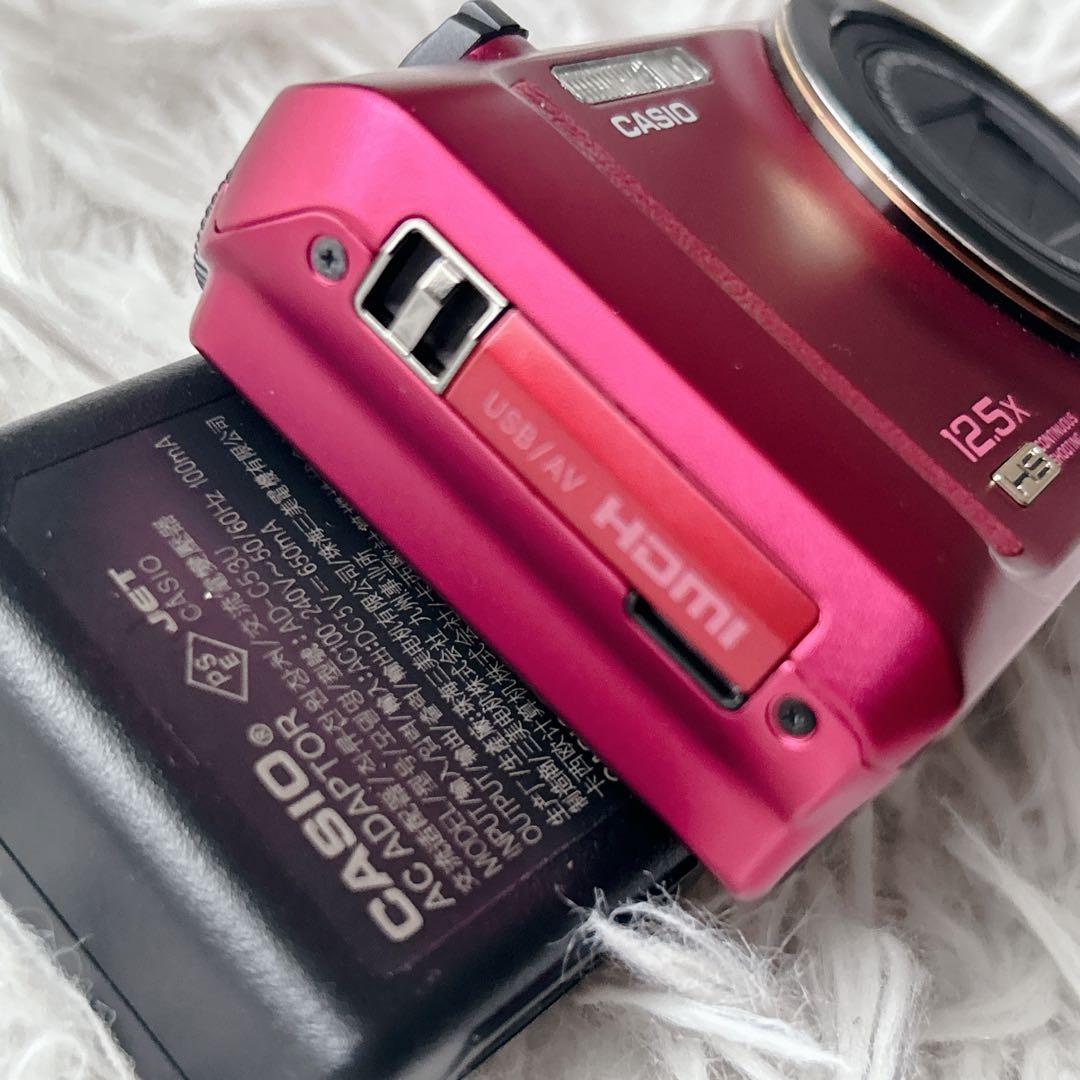 【美品】CASIO EXILIM EX-ZR200 コンパクトデジタルカメラ