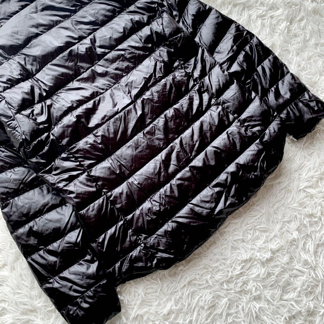 【美品】TATRAS タトラス ダウン ジャケット ワッペン ブラック