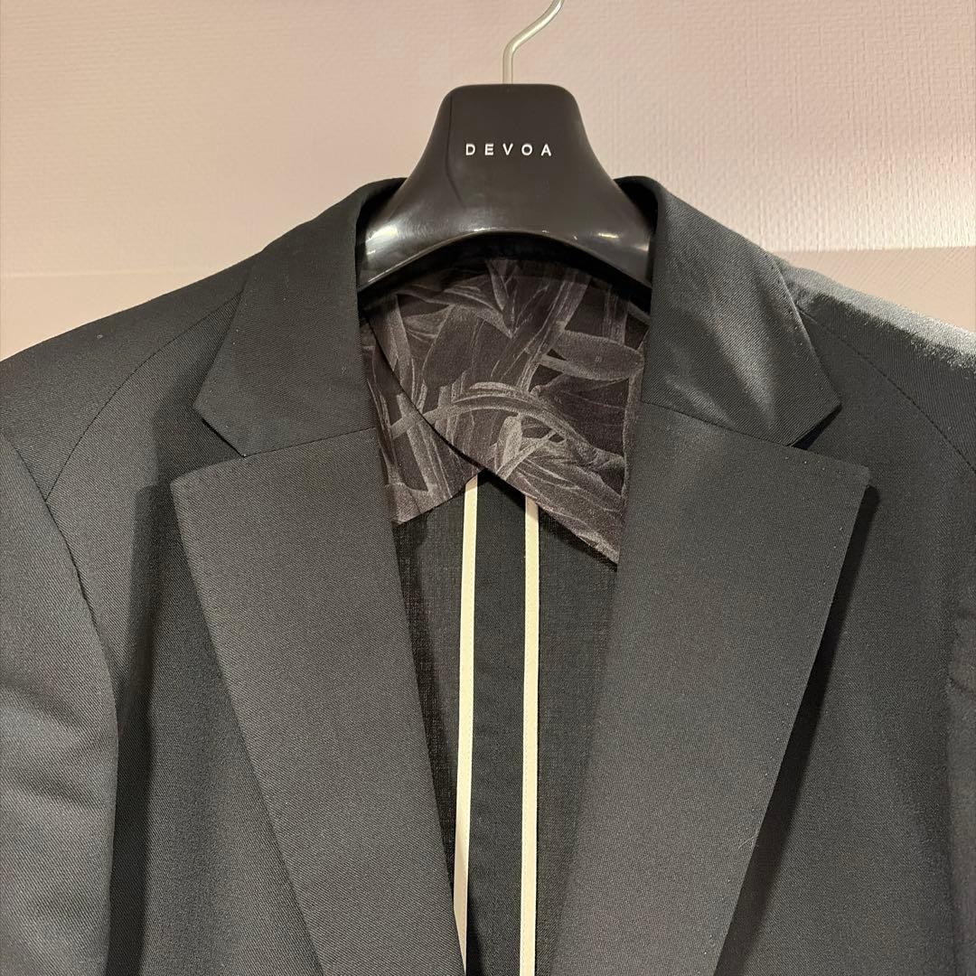 DEVOA ブラック テーラードジャケット　サイズ 3
