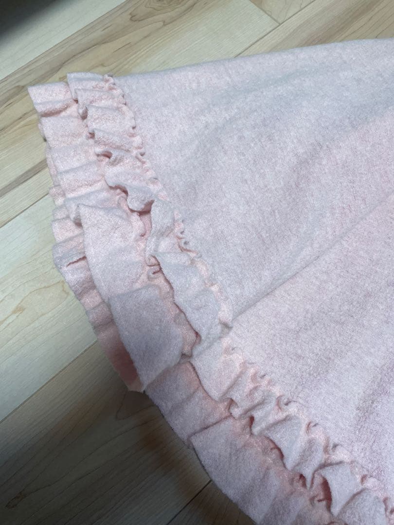 ピンクハウス　フリル付き　ピンク　ケープ　コート