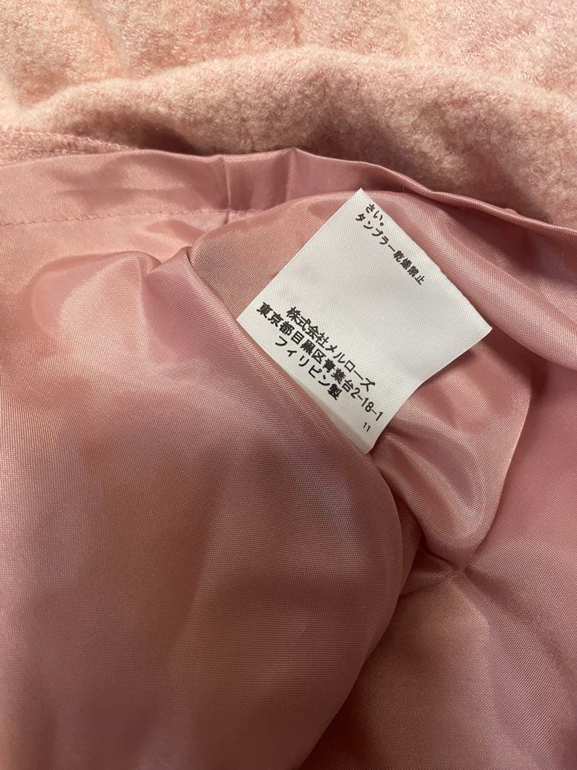 ピンクハウス　フリル付き　ピンク　ケープ　コート