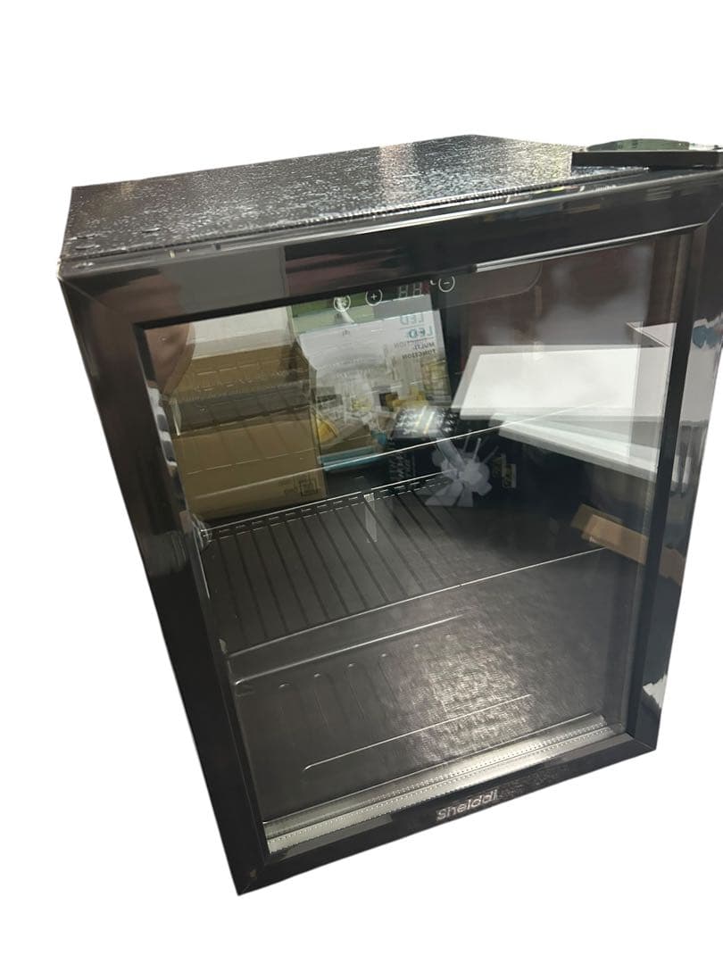 小型冷蔵庫 48L コンプレッサー式 透明ガラスドア 静音 省エネ 一人暮らし