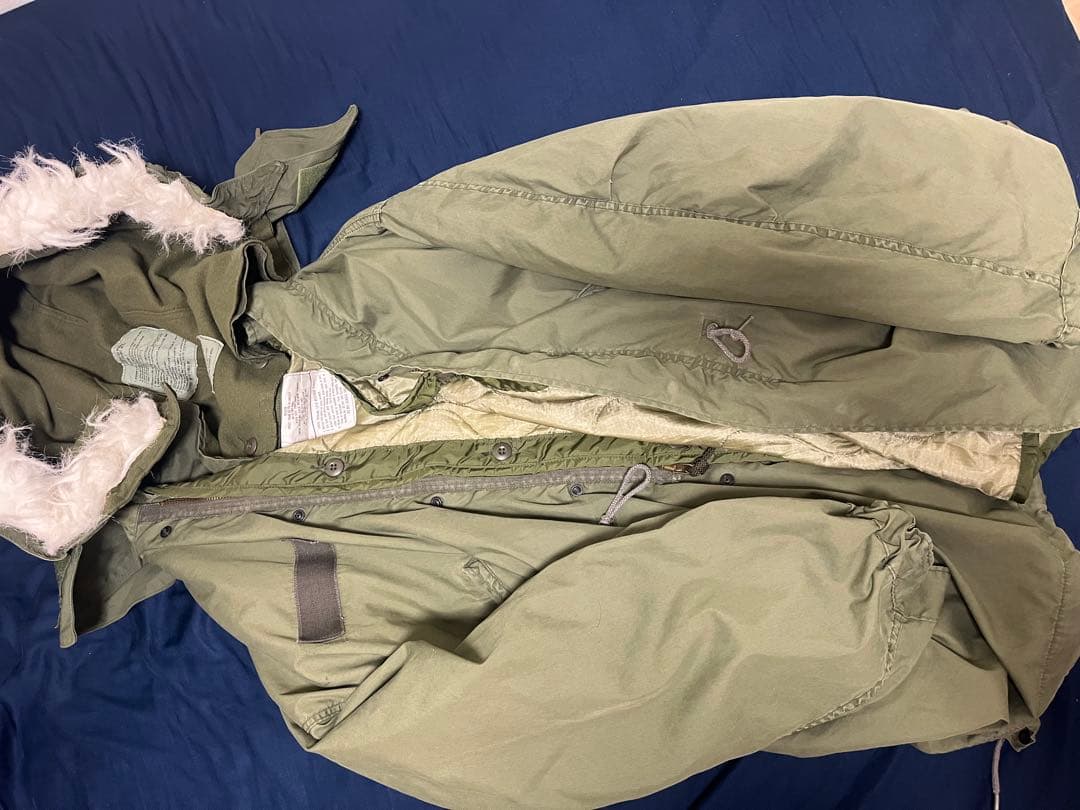 米軍実物　Ｍ-65 フィッシュテールパーカ フルセット