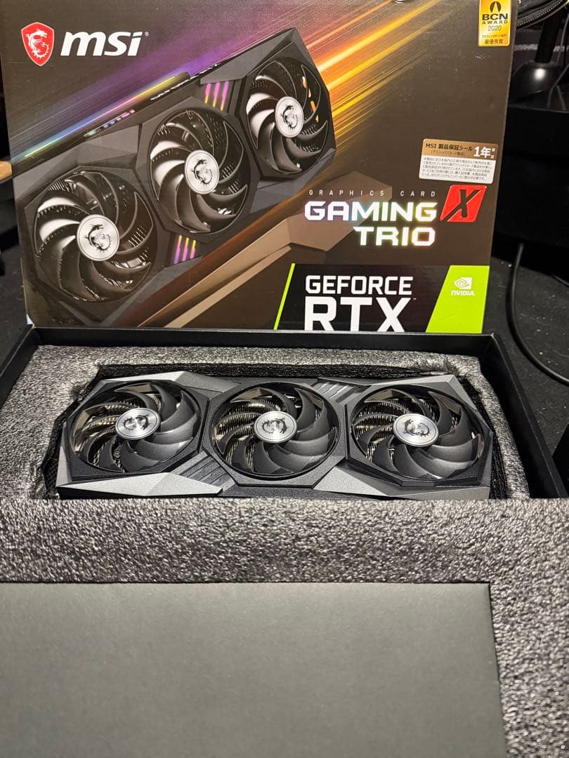 MSI NVIDIA RTX3070 8GB 動作確認済み
