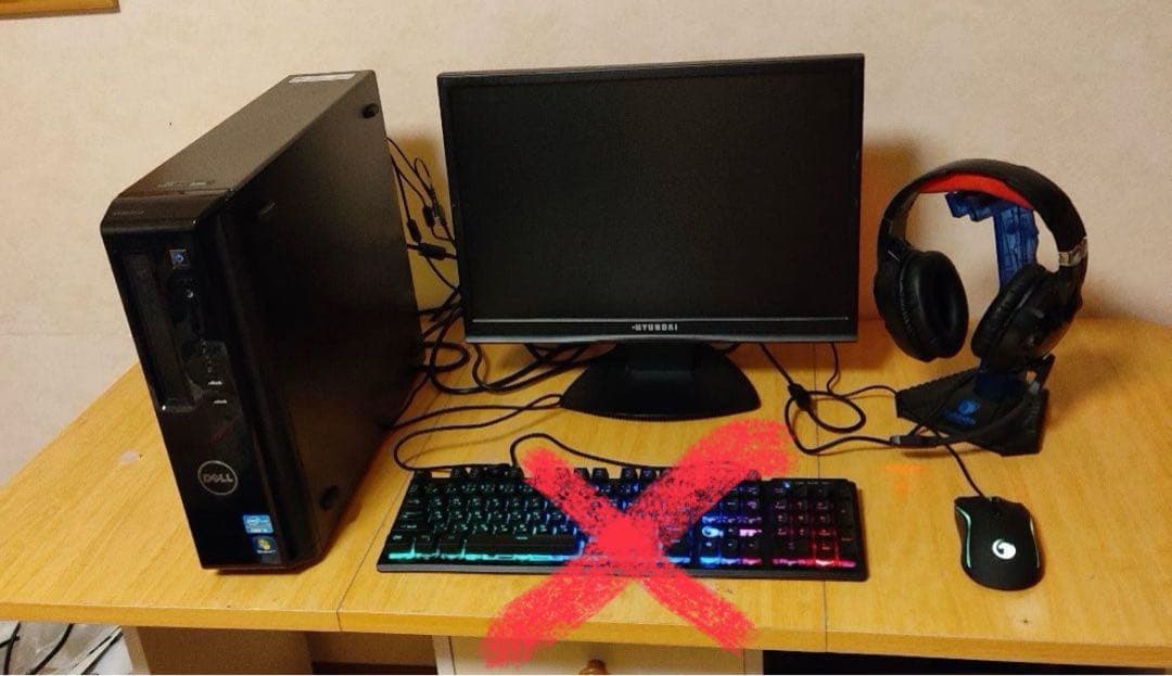 ゲーミングデスクトップPCセット