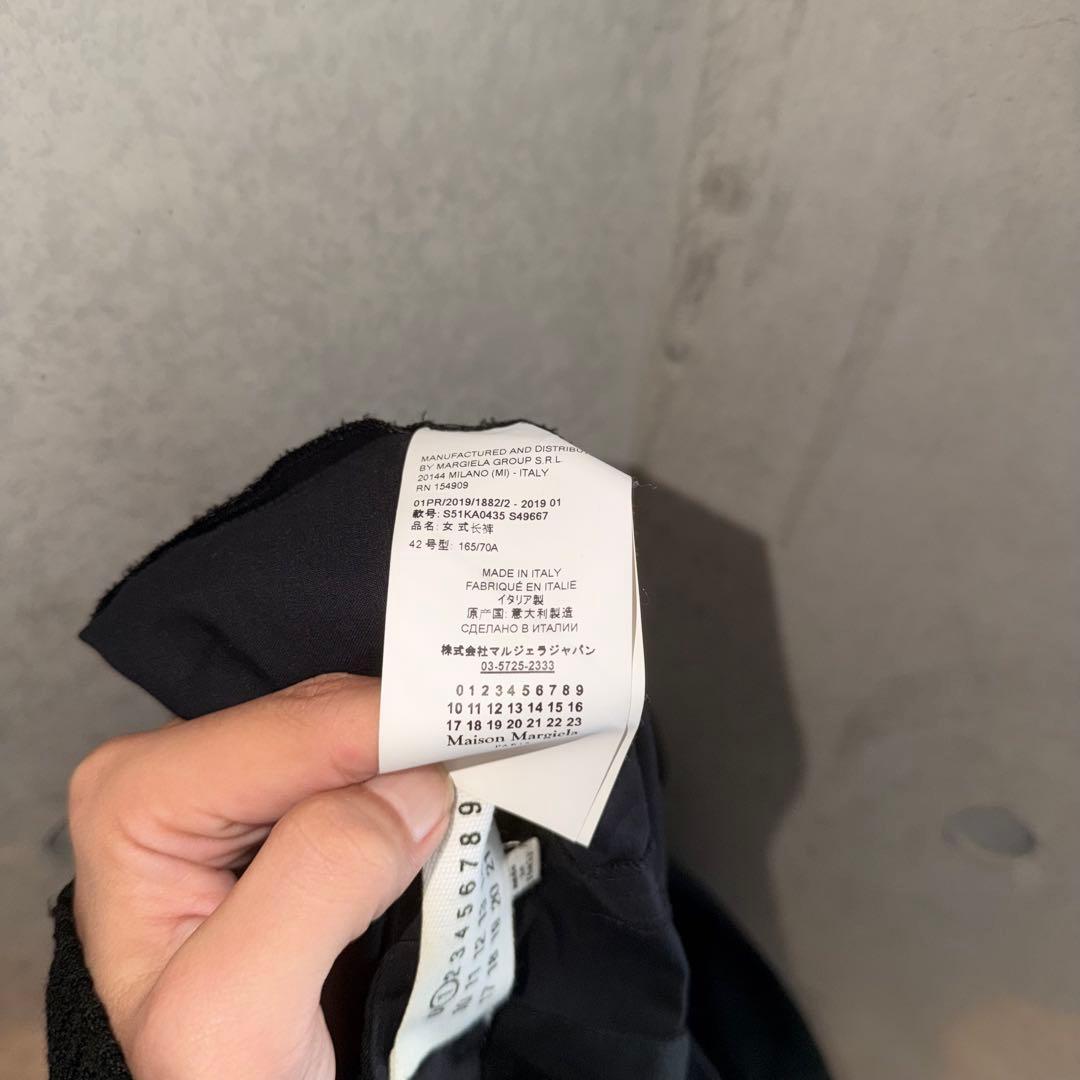 パンツ Martin Margiela 19aw BLACK slacks